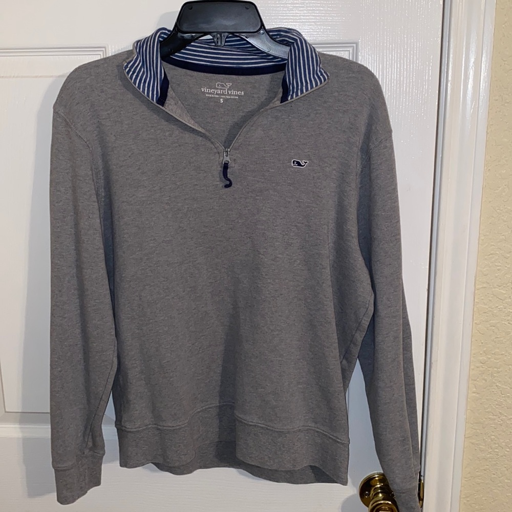 Vineyard Vines Gray Pullover Sweater